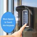 Doorbell Rain Covers for Outside,Grey Plastic Protector Cover,Access Control Keypad Shield,Sun Shade,Compatible with Most Door Access Attendance Machine and Video Doorbell