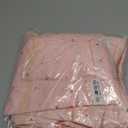 mixinni White Pink Floral Duvet Cover Queen Size Girls Garden Style 100% Cotton Leaves Pink Flower Bedding Duvet Cover Set with Zipper Ties for Teenage Girls-Queen Size