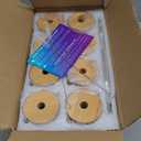 16 Oz Drinking Glasses with Bamboo Lids and Glass Straw - 8 Pcs Glass Cups Beer Ice Coffee Glasses Cute Aesthetic Cup Great for Coffee Bar Accessories Include 2 Cleaning Brushes