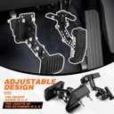 Gas and Brake Pedal Extenders Extensions Compatible with Drivers, Car, Go Kart, Ride on Toys, Universal Brake Extender (Adjusted Any Angle)