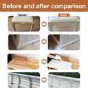 6.35 Fl Oz White Touch Up Paint, White Paint for wood, Doors, Cabinets, Furniture & Metal Surfaces, Quick-Drying Formula, Easy Application