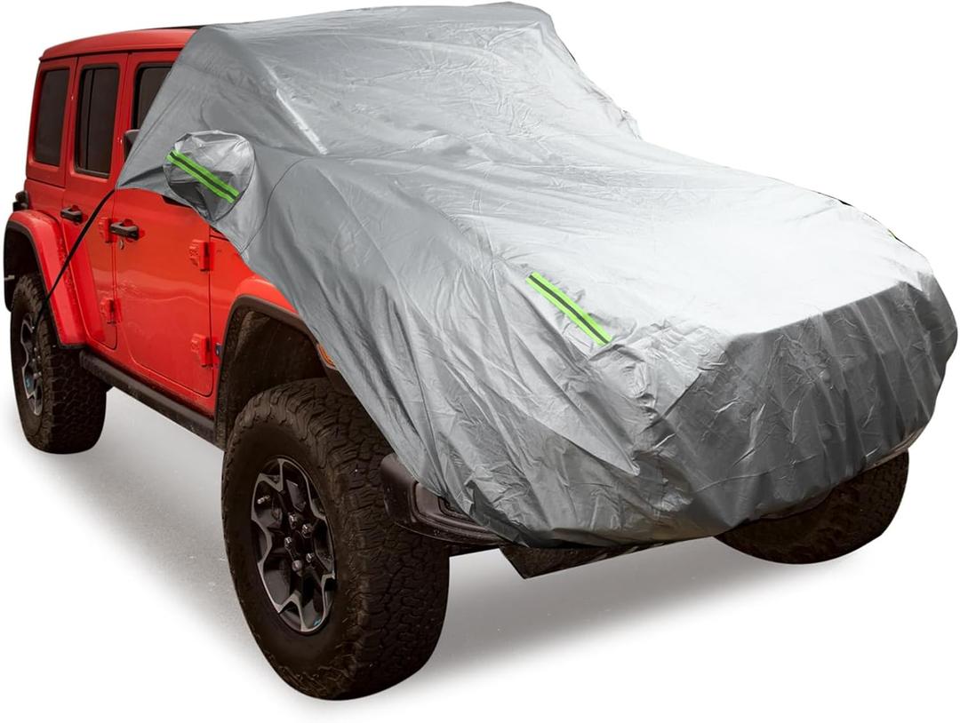 Front Half Car Cover Waterproof 280x120cm Outdoor Half Cover for Car Aluminum Film Cotton Silver Tone Auto Replacement Parts