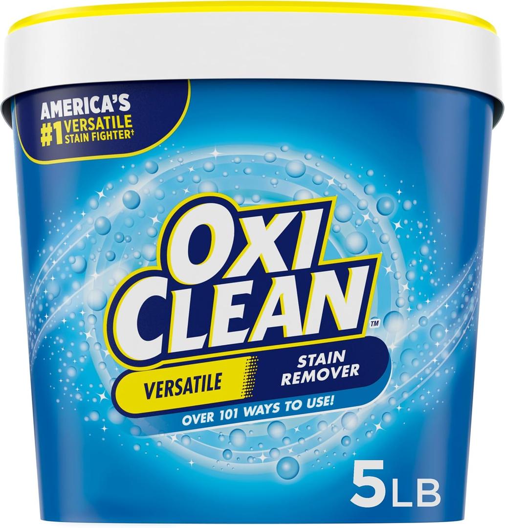 OxiClean Versatile Stain Remover Powder, 5 lb (80 Ounce (Pack of 1))