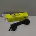 Retro Phone Handset, 2026 New Retro Style Type-C Phone Handset,Vintage Wired Plug in Handheld Cell Phone Receiver with Microphone, Suitable for Cell Mobile Video Conferences,Calls,Meetings (Black)