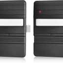 GT90-1 Garage Door Remote Control, Compatible with Genie Overhead Door 9 and 12 Dip Switches 390MHZ openers, Replacement for GT90 MAT90 GT912 AT90 (Pack of 2)