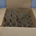 Box USA BP3018K Mailing Tubes with Caps, 3" x 18", Kraft (Pack of 24)
