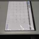 OuMuaMua 3-Pack Large Desk Calendars 2025 - 18 Months from Jan. 2025 through Jun. 2026, 22" x 17" Desktop Wall Calendar with Julian Date To-do & Notes, Corner Protectors for School Home Office