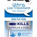 Nix Ultra Lice Treatment Hair Solution & Lice Comb, Kills Superlice & Eggs, 3.4 Fl Oz
