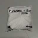 RUNNING GIRL Sports Bras for Women High Support, Criss-Cross Back Strappy Sports Bras for Women with Sewn in Pads(WX3081_White_M)