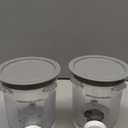 Ninja Swirl by CREAMi Pints and Lids - 2 Pack, Compatible with NC700 Series Ninja Swirl Ice Cream & Soft Serve Makers, BPA-Free & Dishwasher Safe, Grey Lids, XSK7PNTLD2