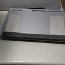 Extra Large Lap Laptop Desk- Home Office Portable LapDesk with Mouse Pad & Wrist Rest for Notebook/ MacBook/ Tablet, Sofa Bed Working, Writing, Drawing (Carbon Silver, Fit Up to 17-inch Laptops)