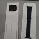 Apple Watch Series 10 [GPS 46mm case] Smartwatch with Jet Black Aluminum Case with Ink Sport Loop. Fitness Tracker, ECG App, Always-On Retina Display, Carbon Neutral (46mm case + Medium/Large band)