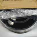 Didaey 24 Pack Metallic Charger Plates 13inch Round Elegant Serving Plates Plastic Disposable Chargers Bulk Dinnerware Set for Dinner Wedding Party Events Catering Decoration(Black,Beaded Rim)