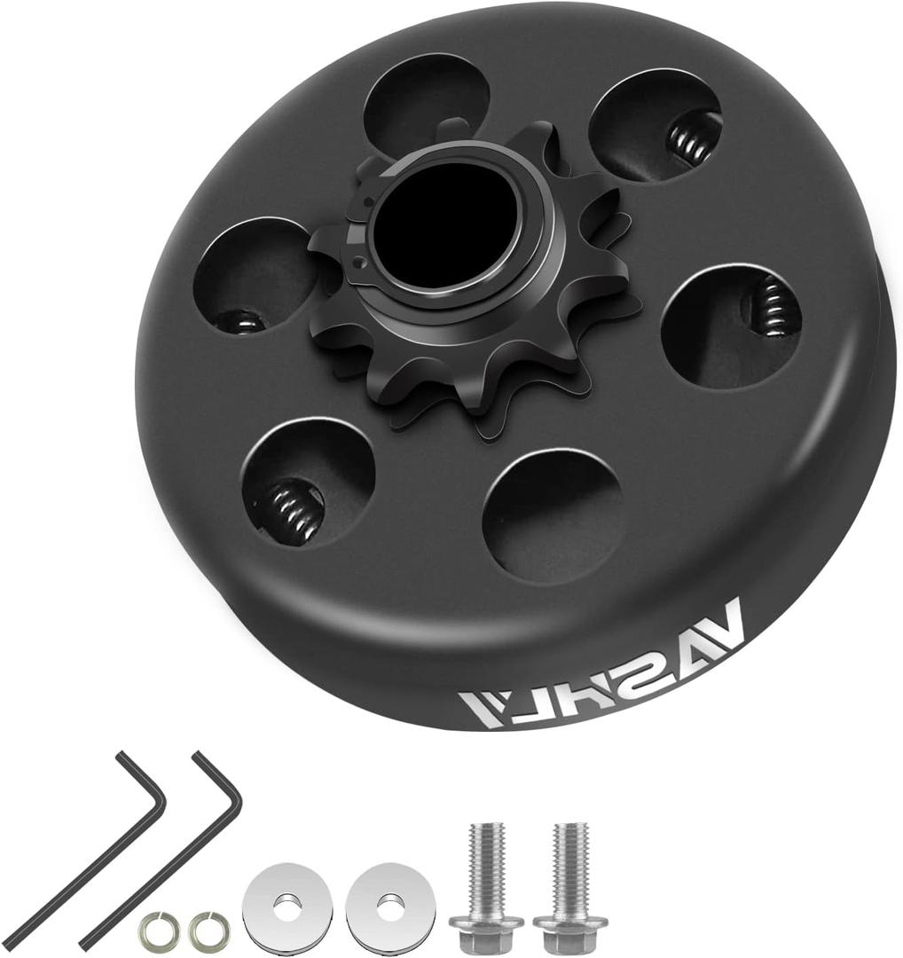 VASHLY Go Kart Clutch 3/4" Bore 10 Tooth for #40/41/420 Chain Predator 212 Centrifugal Clutch 10T for Go Kart Minibike and Fun Kart Engine