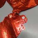 Raiten 100 Pcs Heart Foil Balloons 10 Inch Heart Romantic Love Shaped Balloons Valentine Decorations for Valentine's Day Wedding Proposal Birthday Party(Red)