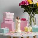 BUTILIVEEN Hugging Mom Daughter Figurines, Gifts for Mom from Daughter for Christmas, Mothers Day and Birthday, Hand Painted Statue, Resin, 8 inch