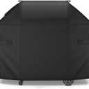 KINGLY Heavy Duty 58 Inch Grill Cover for Weber Genesis 300 & Genesis II 300 Series,600D Waterproof Fade Resistant BBQ Gas Grill Cover for Outdoor Grill with Straps,Compared to Weber 7130
