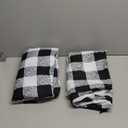 DriftAway Buffalo Plaid Check Curtains Black and White Buffalo Checkered Blackout Curtains for Farmhouse Bedroom Living Room Darkening Thermal Country Window Treatment Curtains 2 Panels 96 Inch Long