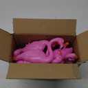 JOYIN 10 Pack Small Yard Flamingos Ornament Stakes, Mini Pink Flamingo Yard Decorations, Mini Lawn Plastic Flamingo Statue with Rubber Coating Metal Legs for Outdoor, Garden, Luau Party Gift (3-10IN)