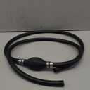 Universal 5/16" 8mm Fuel Line Assembly with Primer Bulb - Steel Hose Clamps for Marine Outboard Boat Motor & RVs