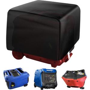 Generator Cover for Predator 5000 Watt Inverter - Heavy Duty Thicken 600D Polyester with Elastic Drawstring, all Weather Generator Cover - Black Water Resistant