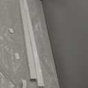 Raytano 2 Sets 48" Metal Sliding Door Track Set for 1/4" Thick Panels Glass Closet Cabinet Door Window Sliding Track, Size 48 x 0.79 inches, Silver