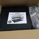 41 Panels Pet Playpen, 35.4" L x 23.6" W x 23.6" H Small Animal Playpen with 2 Doors, C&C Cage for Guinea Pigs, Rabbit, Bunny, Hedgehogs, Puppy Play Pen Indoor Outdoor, Two-Story Chicken Play Pen