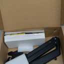 Pholiten Laptop Desk Mount with Gas Spring Arm, 2 in 1 Monitor Laptop Stand for 12-17 inch Notebook and 13-32 inch Computer Screen,Holds 22lbs. Full Motion Monitor Laptop Stand Mount with Vented Tray