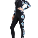 Diving Skin Suit for Women Men, Full Body Scuba Dive Swimming Thin Swimsuit, One Piece UV Protection Quick Dry Rash Guard Swimwear Surfing Snorkel Kayak Water Sport M