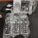 AT&T BL102-3 DECT 6.0 3-Handset Cordless Phone for Home with Answering Machine, Call Blocking, Caller ID Announcer, Audio Assist, Intercom, and Unsurpassed Range, Silver/Black