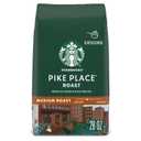Starbucks Ground Coffee, Medium Roast Hot or Iced Coffee, Pike Place Roast, 28 oz (EXP 08/25/25)