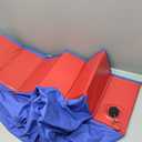 Artilife Foldable Dog Bath Pool - Portable Whelping Box for Puppies & Dogs (47" Dia.x12" H(120x30cm)) (Red)