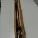 Double Curtain Rods with Aluminum Bouquet Brackets and Finials, Antique Bronze Curtain Rods for Windows 36-72'',1''Front and 5/8''Back Double Drapery Rods for Blackout and Sheer Curtain Panels