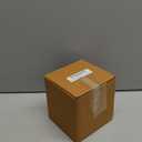 Monarch Abode Tissue Box Cover Square Handcrafted Border Embossed Brushed Gold Metal Tissue Holder Box for Bathroom Accessory, Aesthetic Decorative Facial Napkin Cube for Modern Home Decor, 5"L x 5"W x 5.25"H