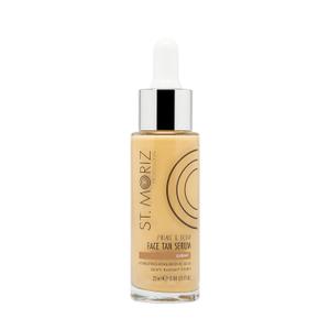 St Moriz Professional Face Tanner Serum - Prime & Glow Hydrating 2 in 1 Self Tan Face Serum & Makeup Primer With Hyaluronic Acid - Dewy & Natural Bronzed Face Glow (0.84 fl oz)