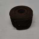 Velvet Wired Edge Ribbon, 4 Inch Width, Christmas Gift Wrapping Ribbon, Waterproof for Wreath DIY Crafts (Brown, 20 Yards)