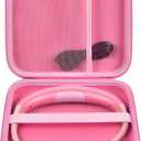 Case Compatible with Glocusent/ for Vekkia/ for LITOM/ for LEDGLE/ for TAKKUI/ for TSINGREE LED Neck Reading Light Book Light for Reading in Bed. Storage Carrying Holder for USB Cable -Pink (Box Only)