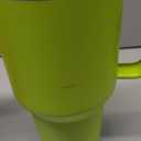 YETI Rambler Tumbler with Handle and Straw Lid, Travel Mug Water Tumbler, Vacuum Insulated Cup with Handle, Stainless Steel, Firefly Yellow And Red, 2PCS, 35oz