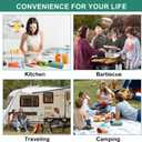 Mini Vacuum Sealer for Food, 3 in 1 Cordless Rechargeable Food Sealer,With 15 Small Bags, For DryMoist Food Storage, Heat Sealer for Chip Bags, Inflation Pump for Balls, Swim Ring, Green