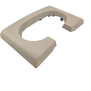Center Console Cover Cup Holder Armrest Replacement Pad Compatible with Ford F150 2004-2014 Brown(Hard Plastic NOT Padded)
