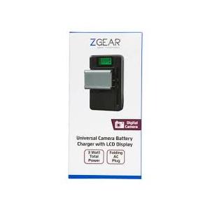 ZGEAR - Universal Camera Battery Charger W/LCD Charge Display