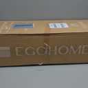 EGOHOME Twin XL Memory Foam Mattress, 10 Inch Bed Mattress in a Box with Cooling Green Tea Gel, Relieve Pressure with Medium Firm Support, CertiPUR-US Certified, 80''L x 38''W, White