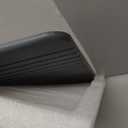 Quick Dry Stone Bath Mat  Diatomaceous Earth Foot Pad, Super Absorbent Hard Shower Rug  Modern Anti-Slip Design for Bathroom Floor, 23.6x15.3in, Deep Charcoal  The Horizon