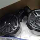 6.5 Marine Speakers Pair, 350W Bluetooth Rechargeable Boat & Wakeboard Tower Speakers, 2 Way Waterproof and Weather Resistant Outdoor Audio Stereo Sound System