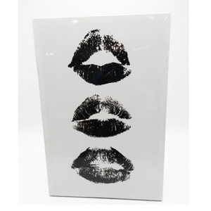 Stylish Black Lips Print for Wall Art Decor - Ideal for Powder Rooms, Dorm Rooms and Bedrooms, Preppy Black Lips Wall Poster for Women with Trendy and Stylish Designs, 23.5 x 15.5