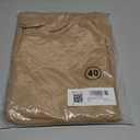 JMIERR Mens Shorts Linen Cotton 7" Casual Elastic Waist Drawstring Lightweight Summer Beach Shorts with Pockets (Beige)