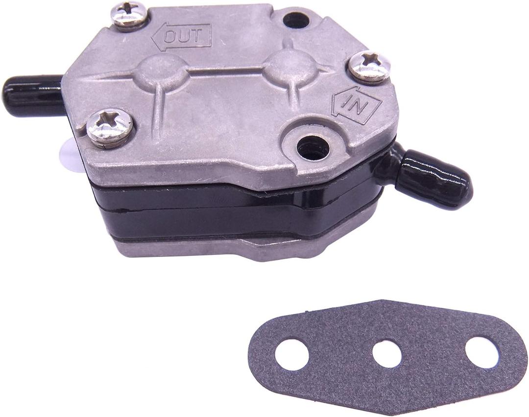 Boat Engine Fuel Pump Assy 6A0-24410-00 663-24410-00/01/02/03/04/05 692-24410-00 for Yamaha 2-Stroke 25HP 30HP 40HP 50HP 55HP 60HP 75HP 90HP Outboard Motor, fit Sierra 18-7334, include the gasket