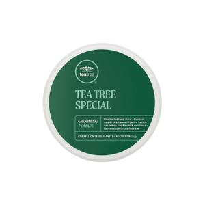Tea Tree Grooming Pomade, Flexible Hold + Shine, For All Hair Types, Especially Wavy + Curly, 3 oz.