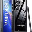 MOZOTER Designed for Samsung Galaxy S26 Ultra Case Waterproof, Military Shockproof Full Body Cover with Built-in Screen & Lens Protector, IP68 Underwater Protection for S26 Ultra 6.9" Black