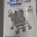 Delta Children LX Side by Side Stroller - with Recline, Storage & Compact Fold, Night Sky